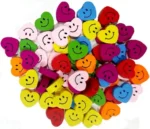 Heart-Shape-Wooden-Smiley-Beads